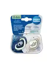 Голубой canpol Babies Sleepy Koala Пустышка силиконовая симметричная 0-6 месяцев, 2 штуки