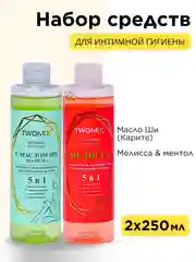 Набор средств интимной гигиены с крышкой-дозатором в комплекте 2*250 мл