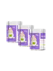 AMRA Ватные палочки для детской гигиены с алоэ вера 100 шт, 3 упаковки