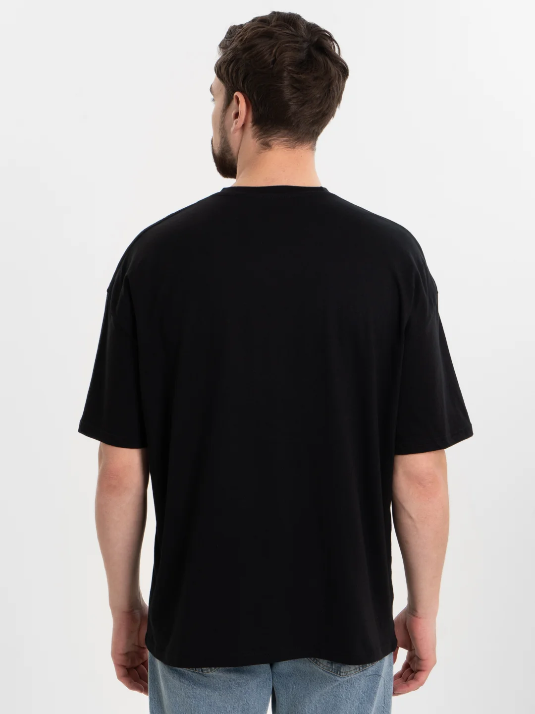 Хром футболка оверсайз "РОССИЯ/RUSSIA", унисекс, OverSize T-Shirt с принтом, хлопок