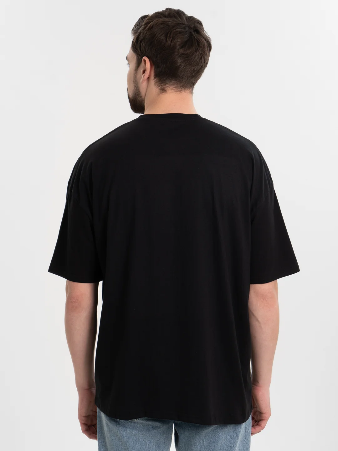 Красный футболка оверсайз "Инвестор/Трейдер", унисекс, oversize, T-Shirt "Бык/медведь" с принтом