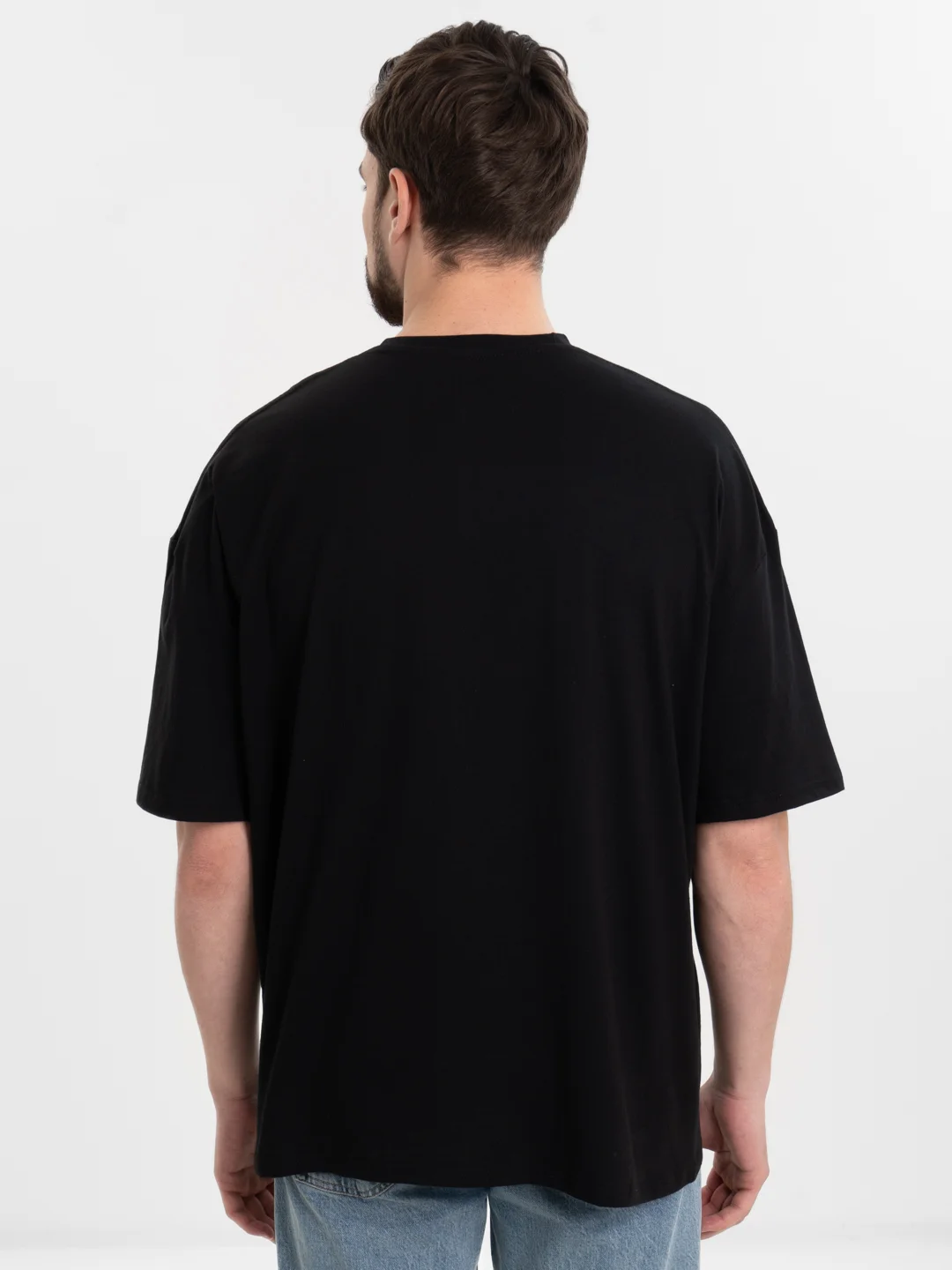 Зеленый футболка оверсайз "Инвестор/Трейдер", унисекс, oversize, T-Shirt "Бык/медведь" с принтом