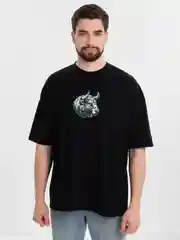 Зеленый футболка оверсайз "Инвестор/Трейдер", унисекс, oversize, T-Shirt "Бык/медведь" с принтом