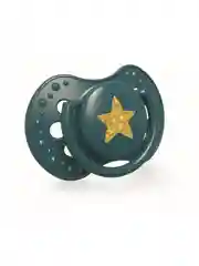 Зеленый lovi Stardust Пустышка силиконовая динамическая 6-18 месяцев, 2 штуки