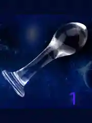 Стеклянная анальная пробка бусы стеклянный фаллос мастурбатор насадка на член мастурбатор