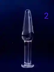 Стеклянная анальная пробка бусы стеклянный фаллос мастурбатор насадка на член мастурбатор