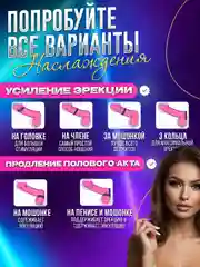 Фиолетовый эрекционное кольцо для пениса, насадка для усиления эрекции и увеличения члена, для мужчин