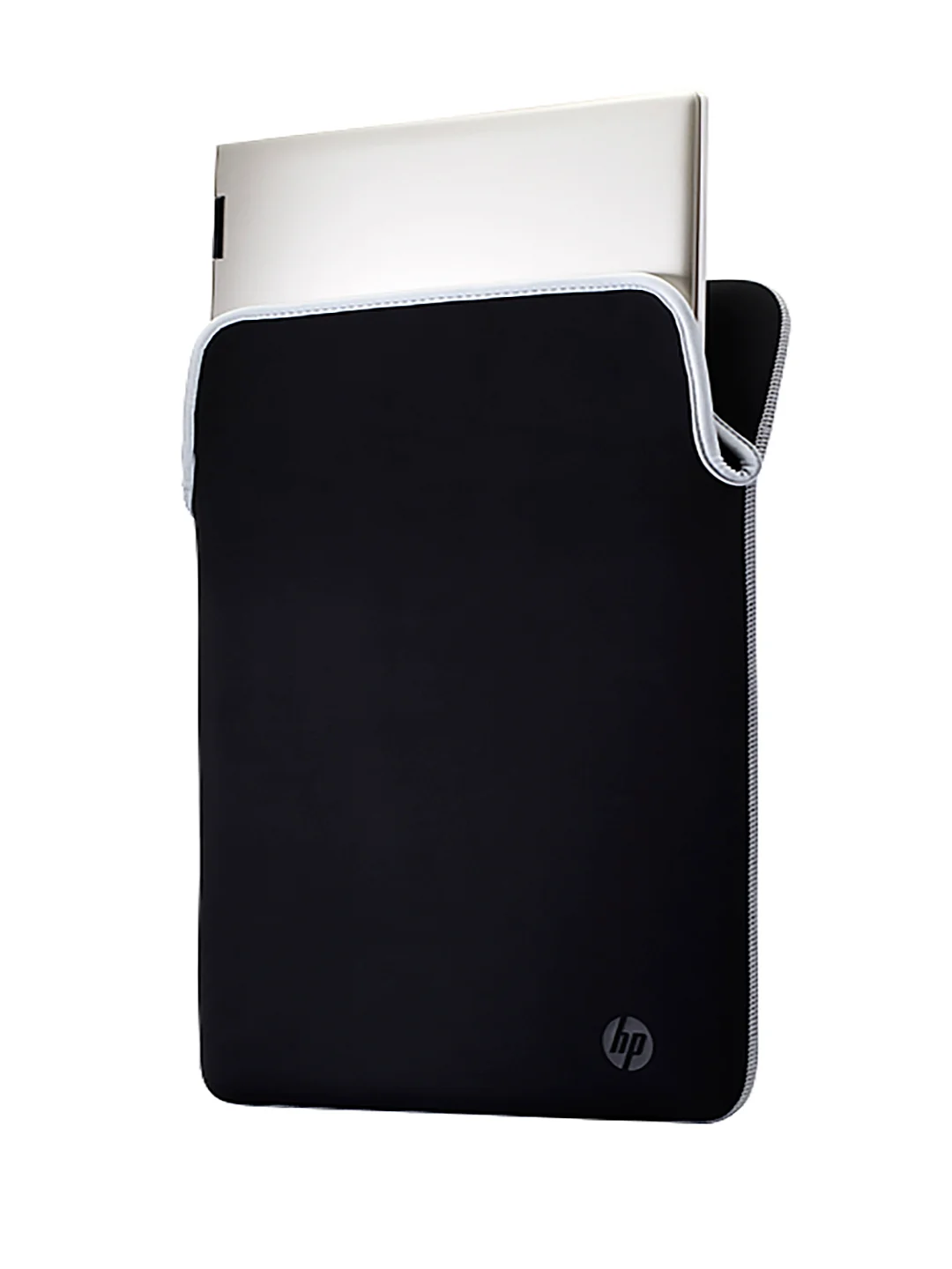 Разноцветный чехол из неопрена двусторонний для ноутбука 14" HP Protective Laptop Sleeve, черный/серый