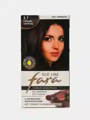 Крем-краска для волос Fara Eco Line, 3.7 горький шоколад