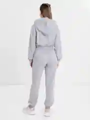Серый женский спортивный костюм