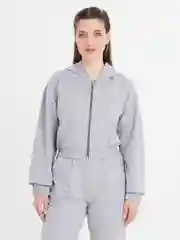 Серый женский спортивный костюм