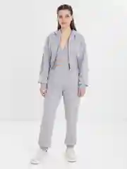 Серый женский спортивный костюм