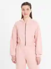 Пудровый женский спортивный костюм