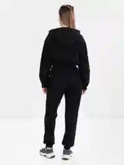 Черный женский спортивный костюм