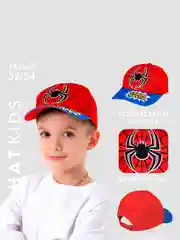 Красный кепка детская для девочки и мальчика, 5-7 лет