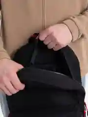 Рюкзак универсальный унисекс, черный, объемный