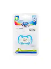 Бирюзовый canpol babies Bunny&Company Пустышка латексная круглая 6-18 месяцев