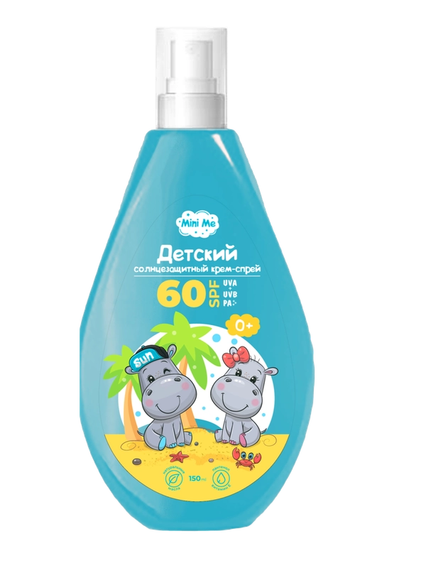 MINI ME Детский солнцезащитный крем-спрей SPF60, 0+, 150 мл