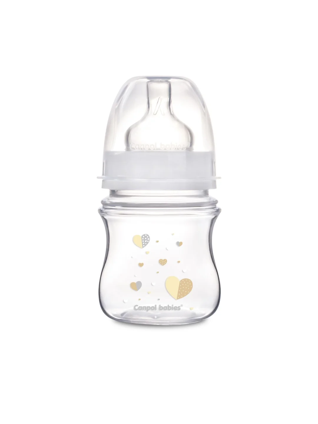 Бежевый canpol babies Newborn Baby Бутылочка для кормления c широким горлом 120мл 0+