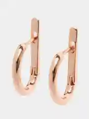 Карамельный серьги-кольца, геометрические из медицинской стали