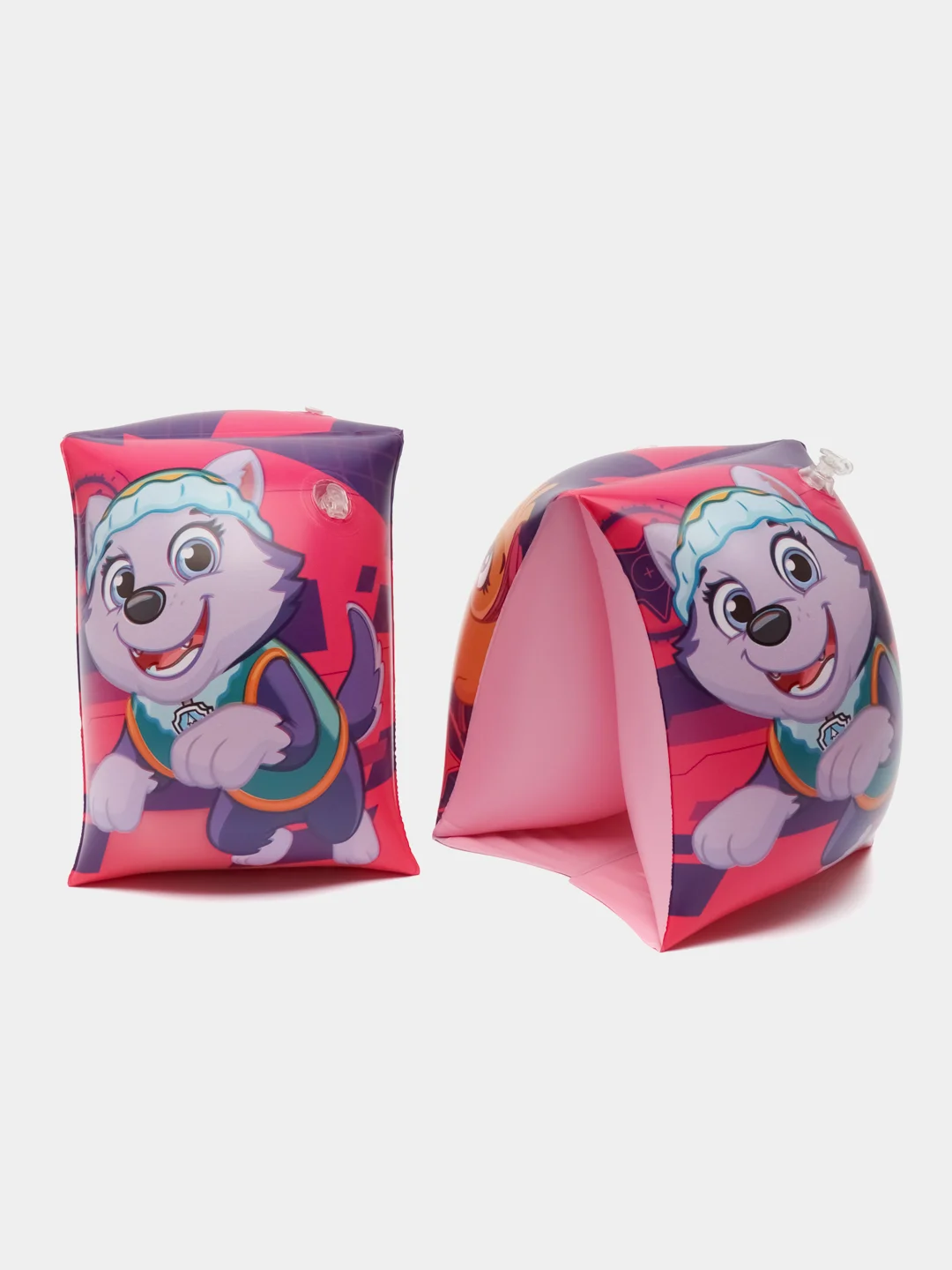 Розовый нарукавники надувные детские для плавания, от 3-6 лет