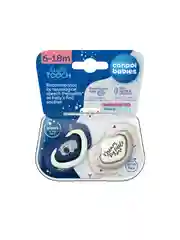 Голубой canpol Babies Sleepy Koala Пустышка силиконовая симметричная 6-18 месяцев, 2 штуки