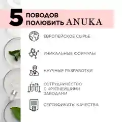 ANUKA Скраб для лица от черных точек отшелушивающий энзимный, 75 мл