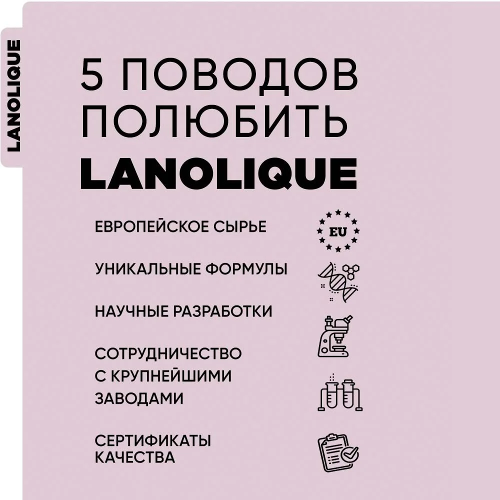 Lanolique / Шампунь для волос женский для роста от выпадения GROW, 250 мл