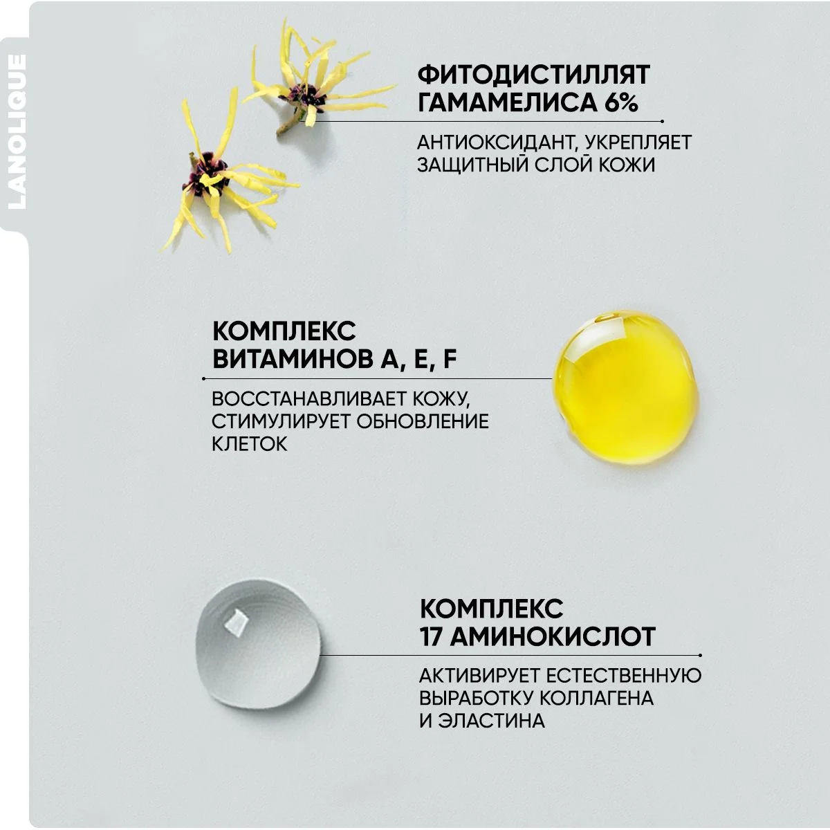 LANOLIQUE Тоник для лица ANTIOX Активное восстановление, 200 мл