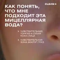 CLEANPLUS Мицеллярная вода для снятия макияжа INTENSIVE REPAIR, 250 мл