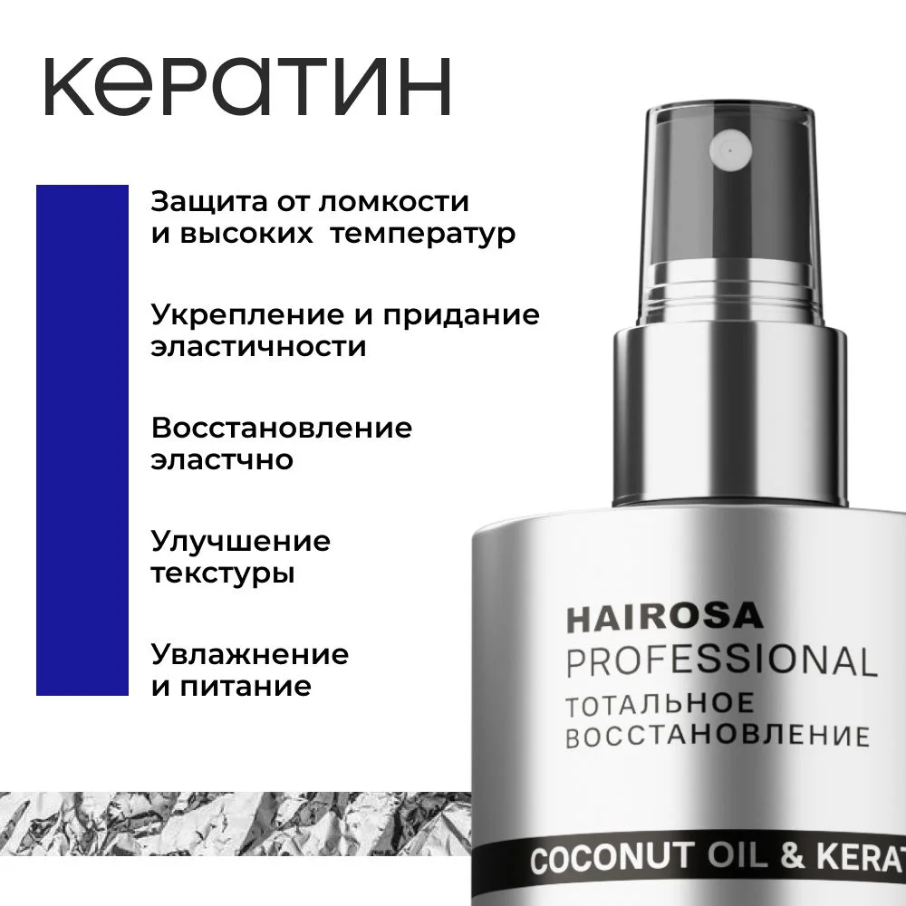 HAIROSA Спрей для волос WOW текстурирующий термозащита для укладки 250 мл
