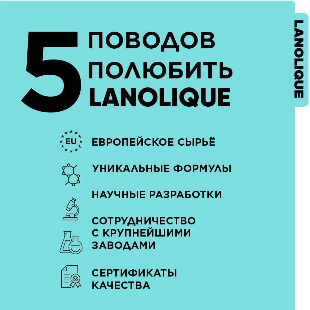 Lanolique / Шампунь для волос ультра увлажняющий HYDRA, 250 мл