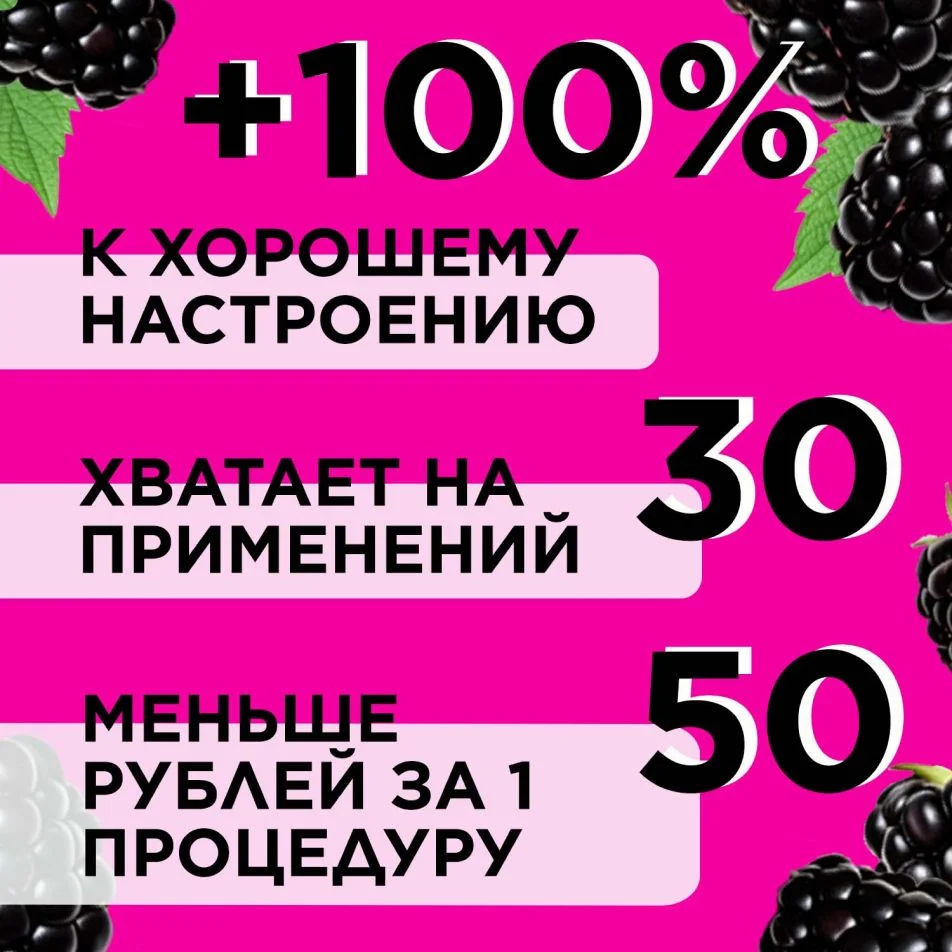 ANUKA Гель для душа женский парфюмированный, ежевика, 460 мл