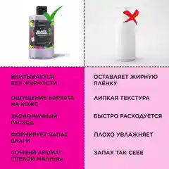ANUKA Гель для душа женский парфюмированный, ежевика, 460 мл