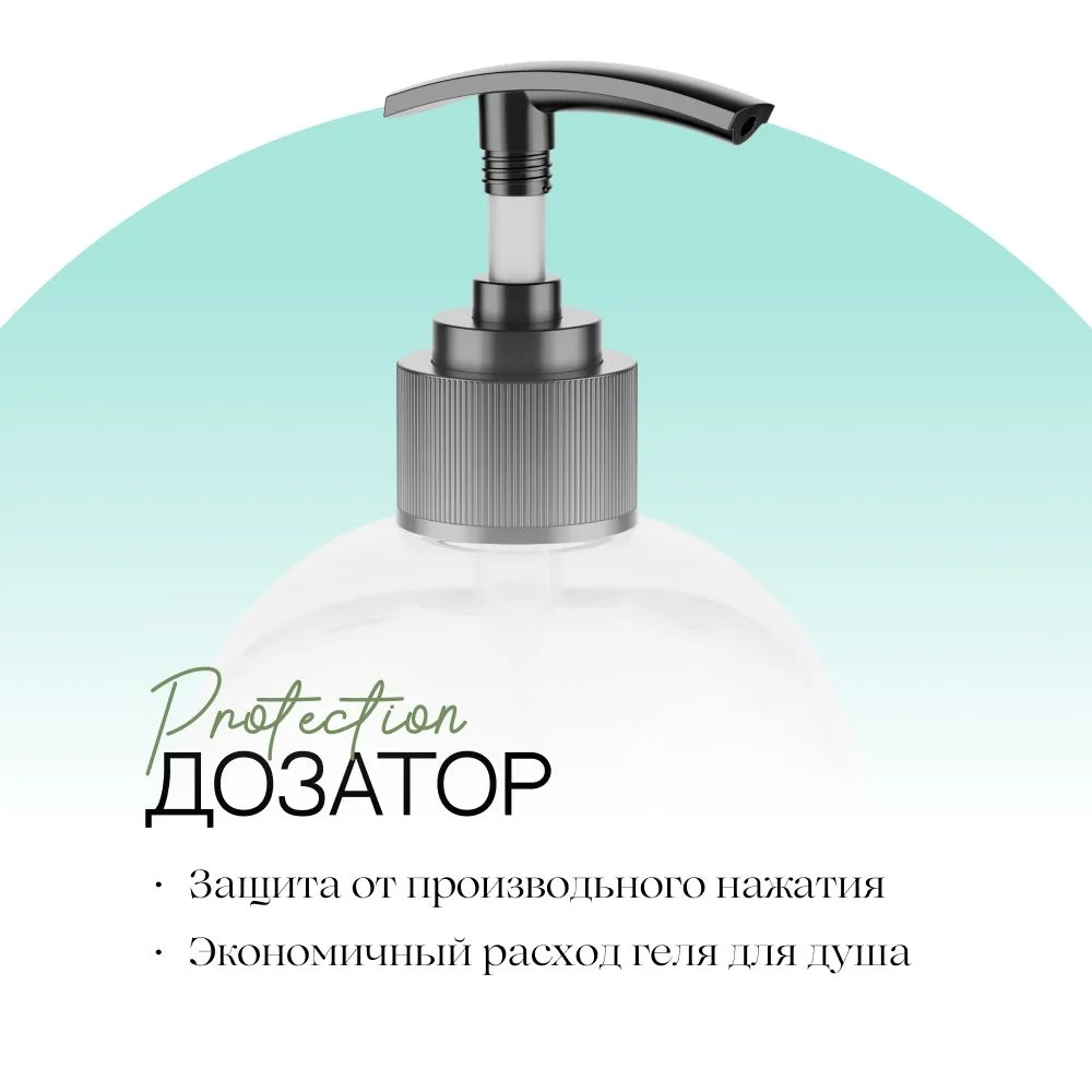 Гель для душа женский EcoHarmony, кокос, 1000 мл