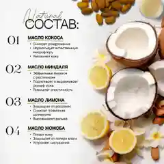 Масло для массажа тела увлажняющее EcoHarmony антицеллюлитное с витамином Е, 150 мл