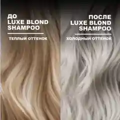 HAIROSA Шампунь для волос женский оттеночный фиолетовый от желтизны для блонда, 1000 мл