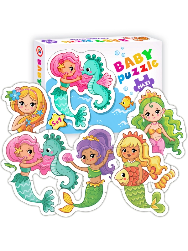 Baby Puzzle. Русалочки Дрофа-Медиа
