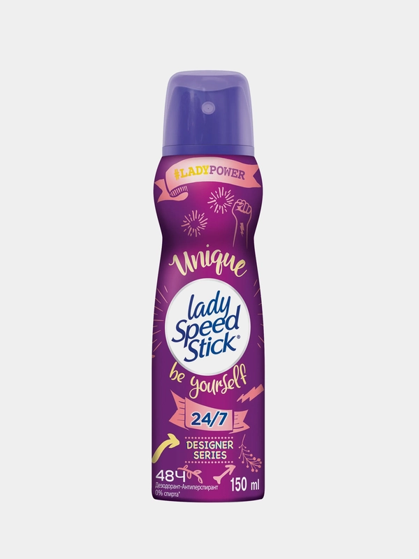Дезодорант спрей LADY SPEED STICK Unique, женский, 150 мл
