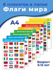 Комплект плакатов Дрофа-Медиа "Флаги мира"