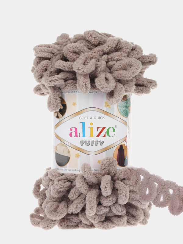Пряжа Alize Puffy 100% Микрополиэстер 100г 9м (Часть1)