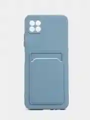 Чехол Samsung Galaxy A22 5G A22S Самсунг Галакси А22 с карманом для карт прозрачный