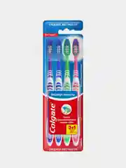 Зубная щетка COLGATE Эксперт Чистоты, средней жесткости, 3+1 штуки