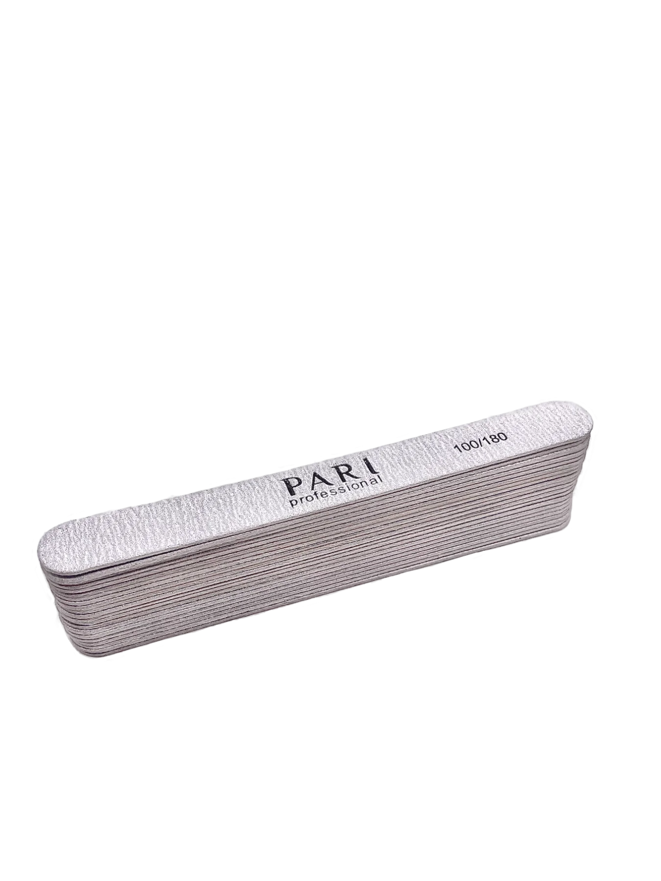 Пилка для ногтей Pari на деревянной основе 100/180 грит, 180/240 грит