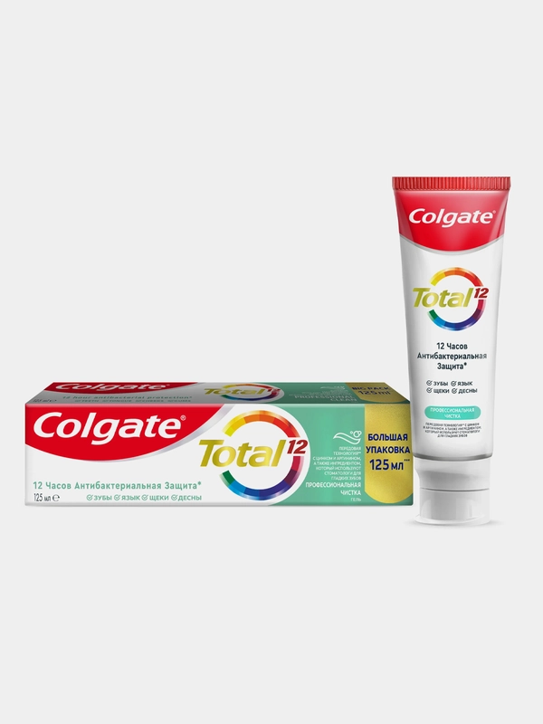 Зубная паста COLGATE Total 12 "Профессиональная чистка", гель, 125 мл