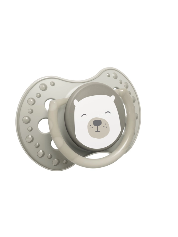 LOVI Buddy Bear Пустышка силиконовая динамическая 6-18 мес 2шт