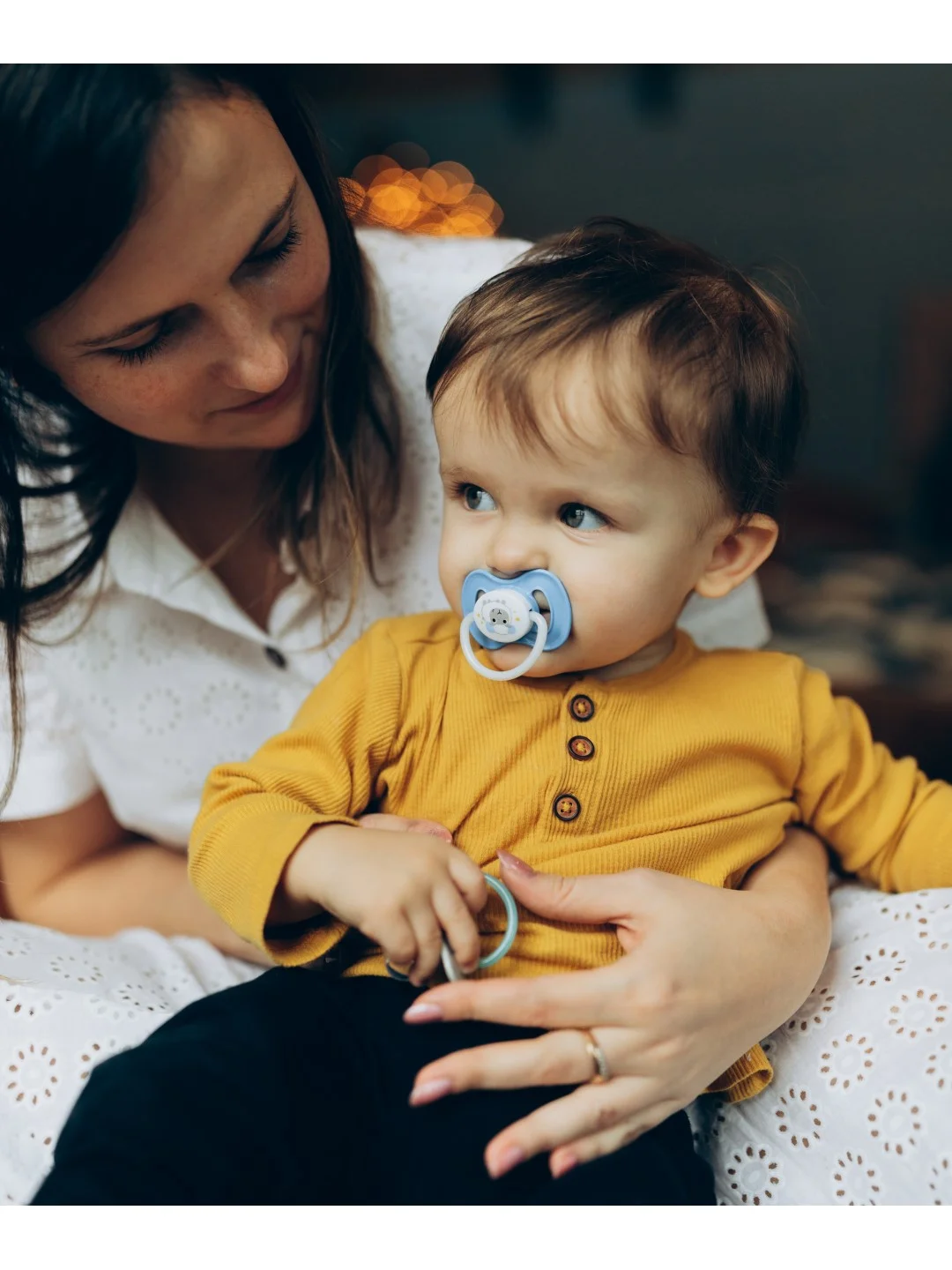 Бирюзовый canpol babies Bunny&Company Пустышка латексная круглая 0-6 месяцев