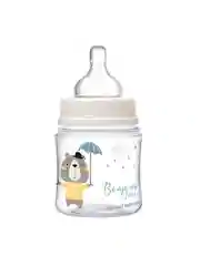 Голубой canpol Babies Bonjour Paris Бутылочка для кормления c широким горлом, 120 мл
