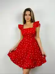 Красный платье сарафан женское
