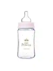 Розовый canpol Babies Royal Baby Бутылочка для кормления c широким горлом, 240 мл